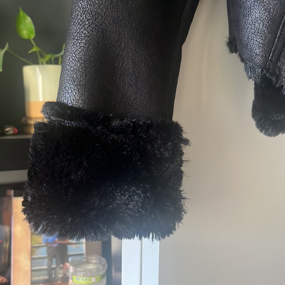 Faux suede and fur timed jacket - Picture 3 of 6